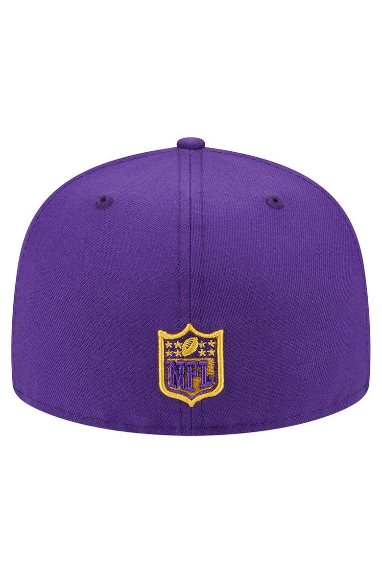 Men's New Era Purple Minnesota Vikings  Main 59FIFTY Fitted Hat, Alternate, color, Purple