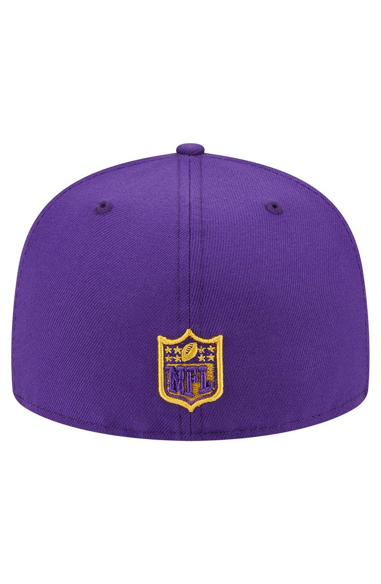 New Era Men's New Era Purple Minnesota Vikings  Main 59FIFTY Fitted Hat, Alternate, color, 