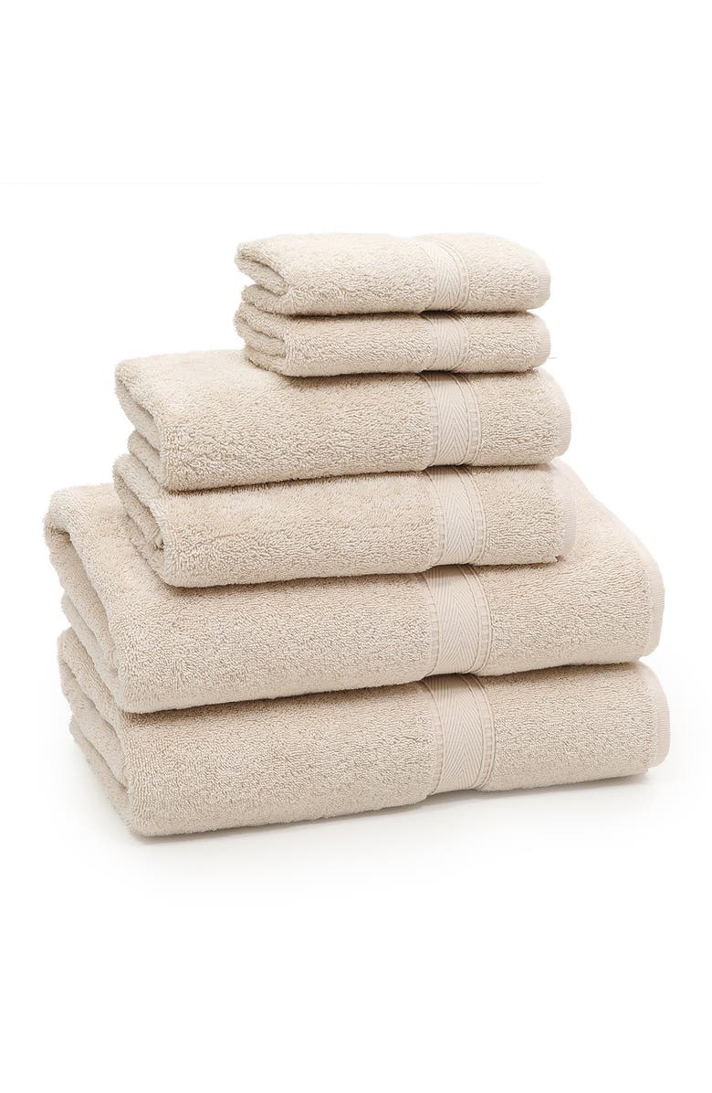 Linum Home Textiles Sinemis Terry 6-Piece Towel Set - Beige, Alternate, color, Beige