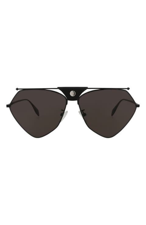 62mm Aviator Sunglasses