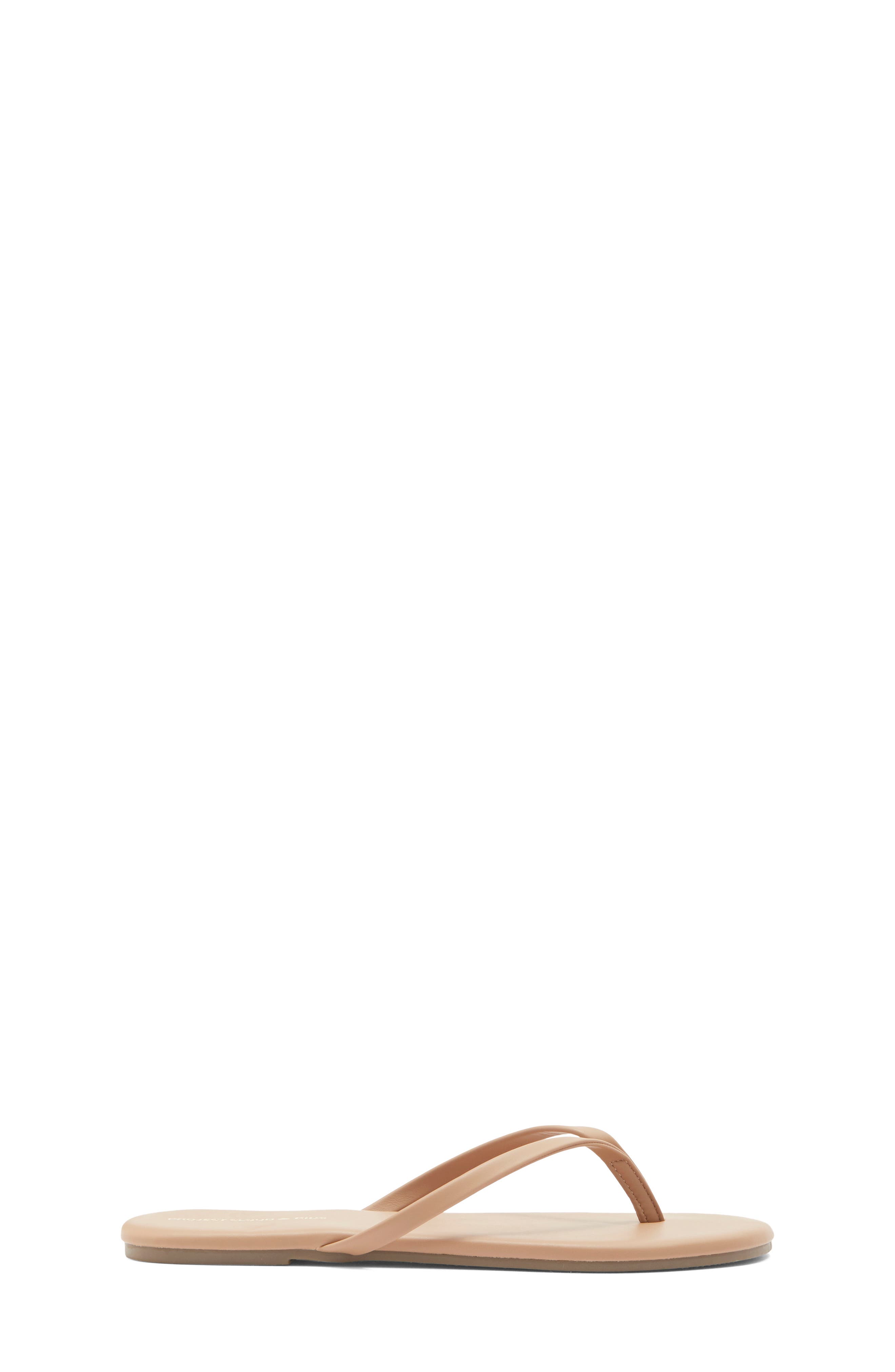 Project Cloud Kids' Little Fountain Flip Flop, Alternate, color, Taupe