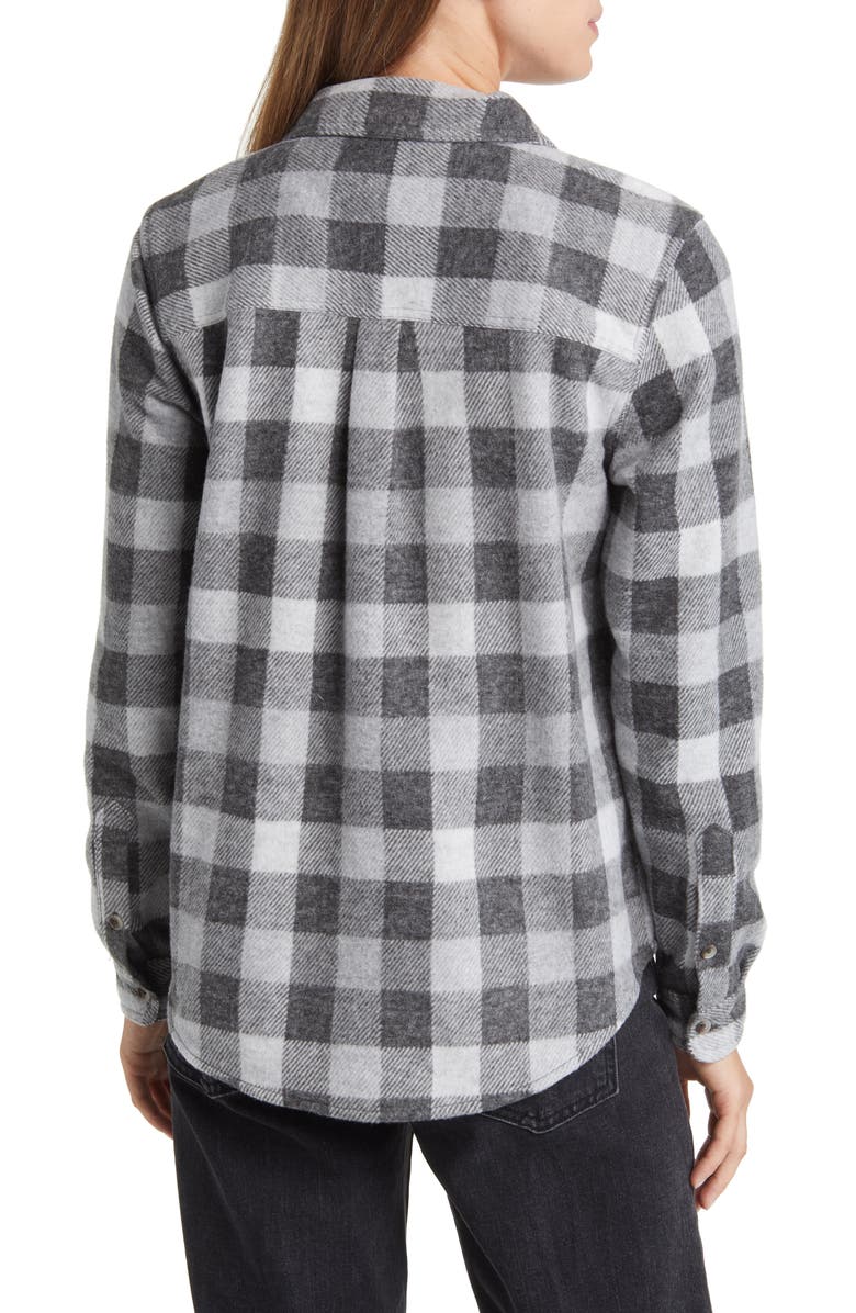 beachlunchlounge Plaid Jacquard Knit Shacket, Alternate, color,