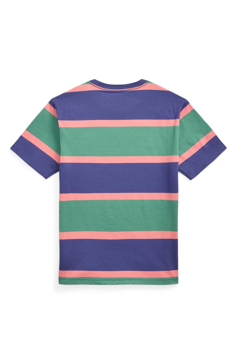Polo Ralph Lauren Kids' Stripe Cotton T-Shirt, Alternate, color, 