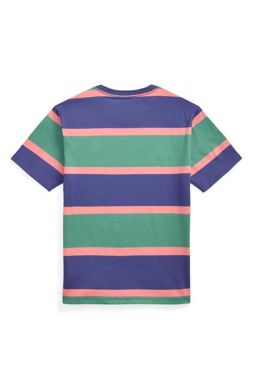 Polo Ralph Lauren Ralph Lauren Striped Cotton Jersey Tee In Multi