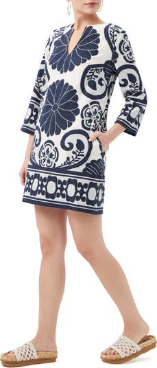 Trina Turk Amy Border print Shift Dress | Nordstrom