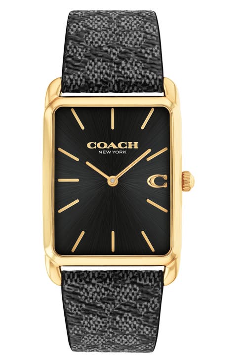 Elliot Synthetic Strap Watch, 32mm x 36mm