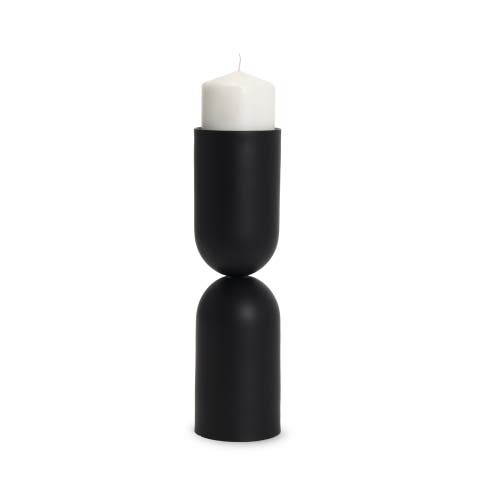 Qamra Metal Pillar Candle Holder