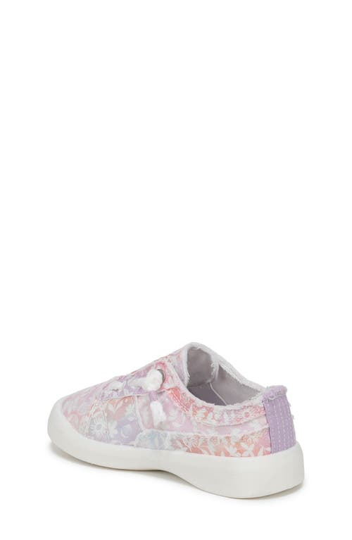 Shop Blowfish Malibu Kids' Beachside Sneaker In Ombre Multi Twill Fabric