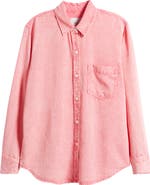 Rails Barrett Lyocell & Linen Button-Up Shirt