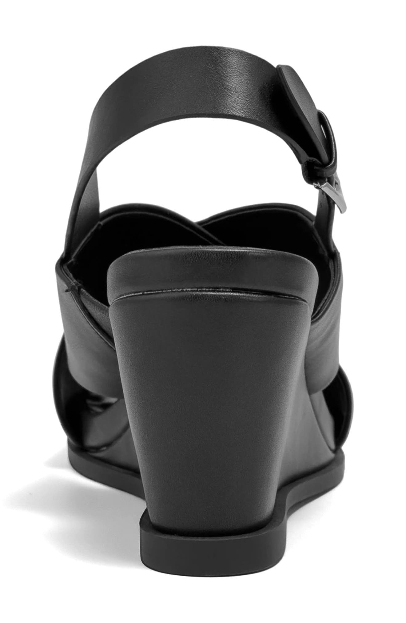 Aerosoles Dayonara Wedge Sandal, Alternate, color, Black