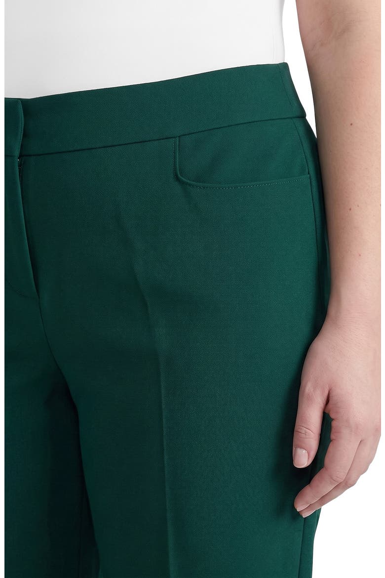 Straight Leg Trousers, Alternate, color, EVERGREEN