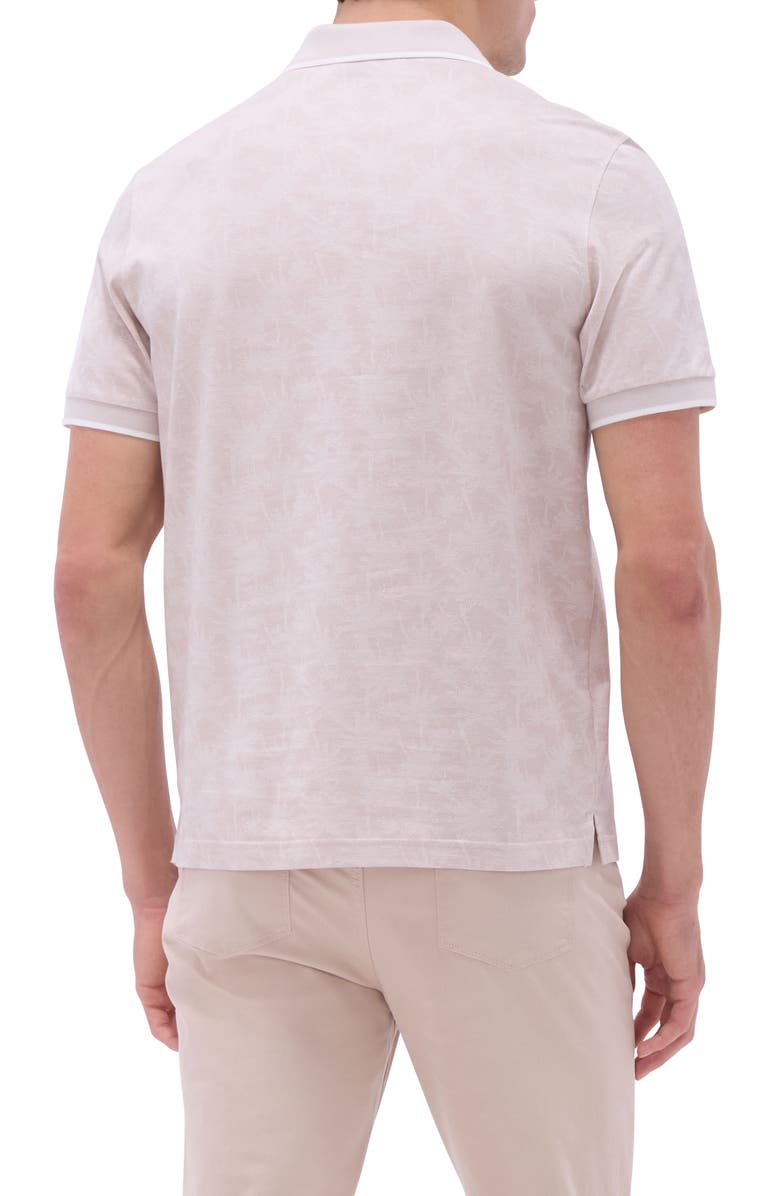 Bugatchi Tipped Piqué Cotton Blend Polo, Alternate, color, 