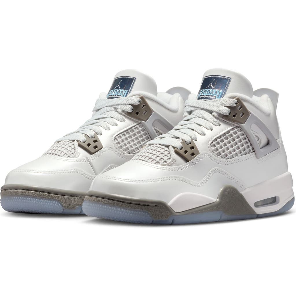 Nike Kids' Jordan 4 Retro Basketball Sneaker In Multi