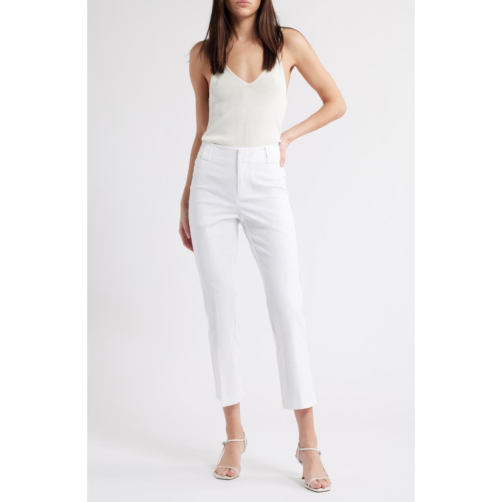 Nic + Zoe Nic+zoe Plaza Ankle Demi Bootcut Pants In White