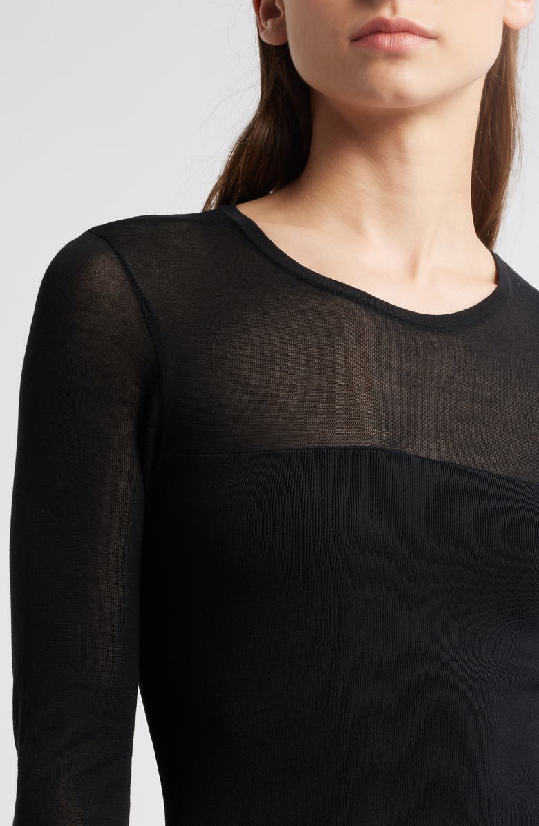 Rails Luz Sheer Yoke
Long Sleeve Midi Dress, Alternate, color,