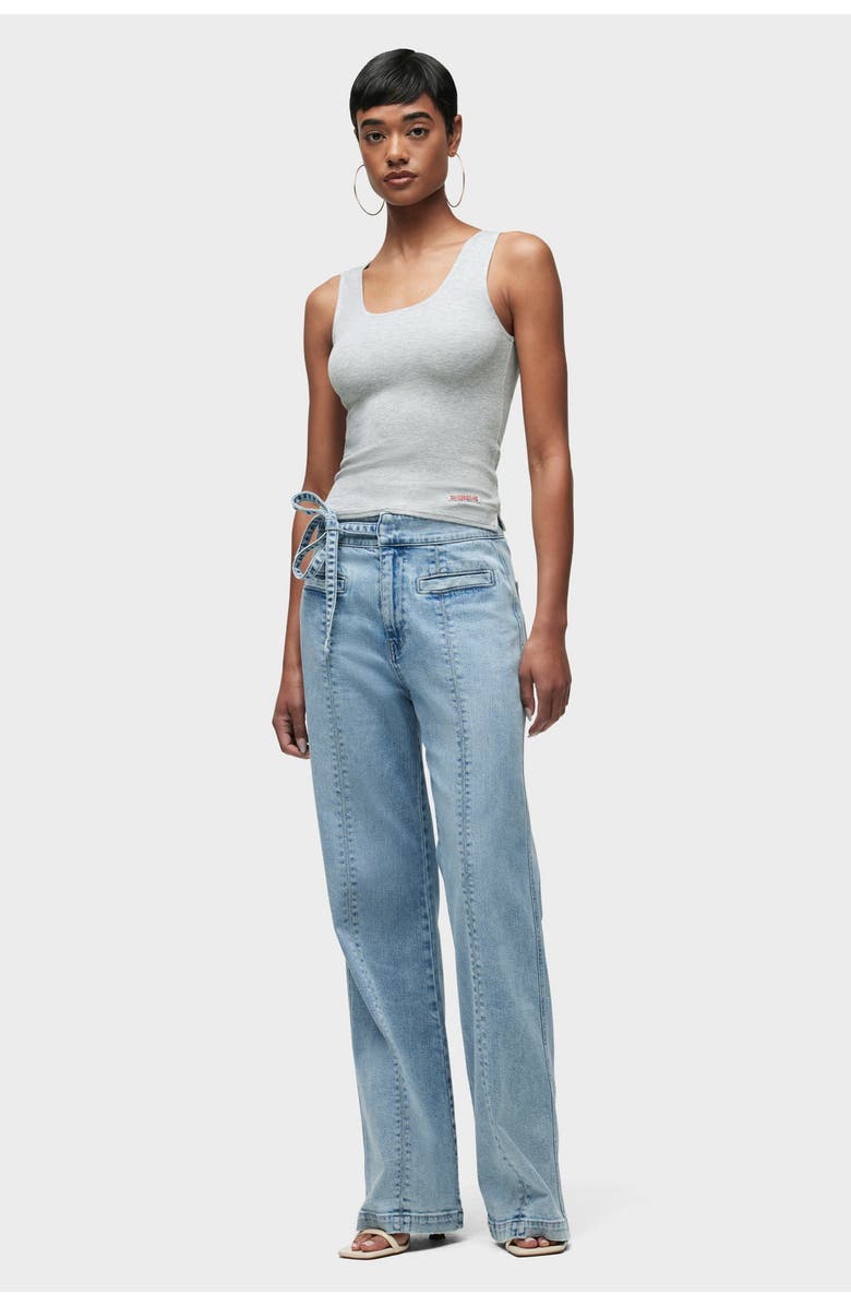 Hudson Jeans Scoop Neck Tank, Alternate, color, Heather Grey