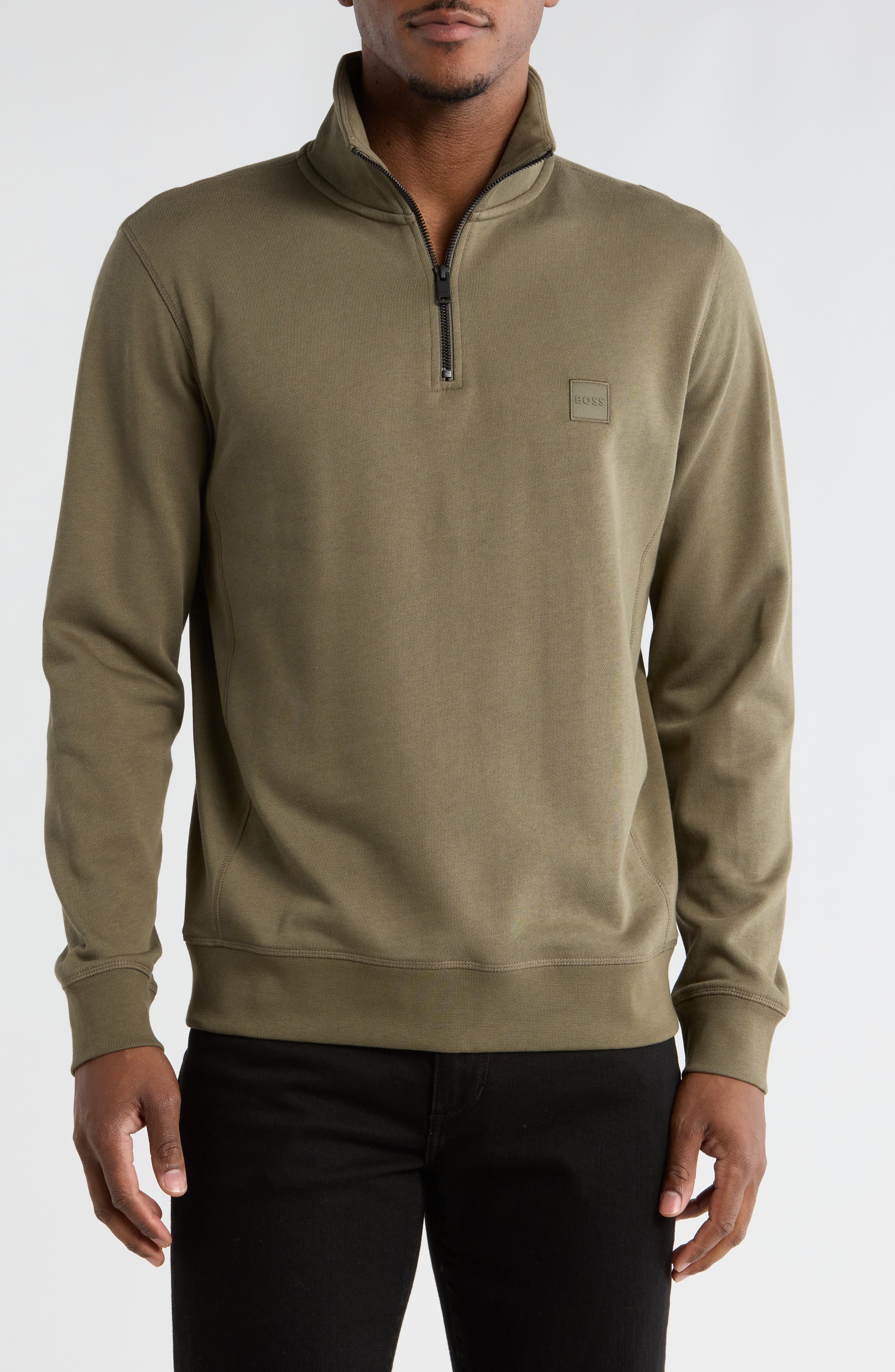 BOSS Zetrust Quarter Zip Pullover