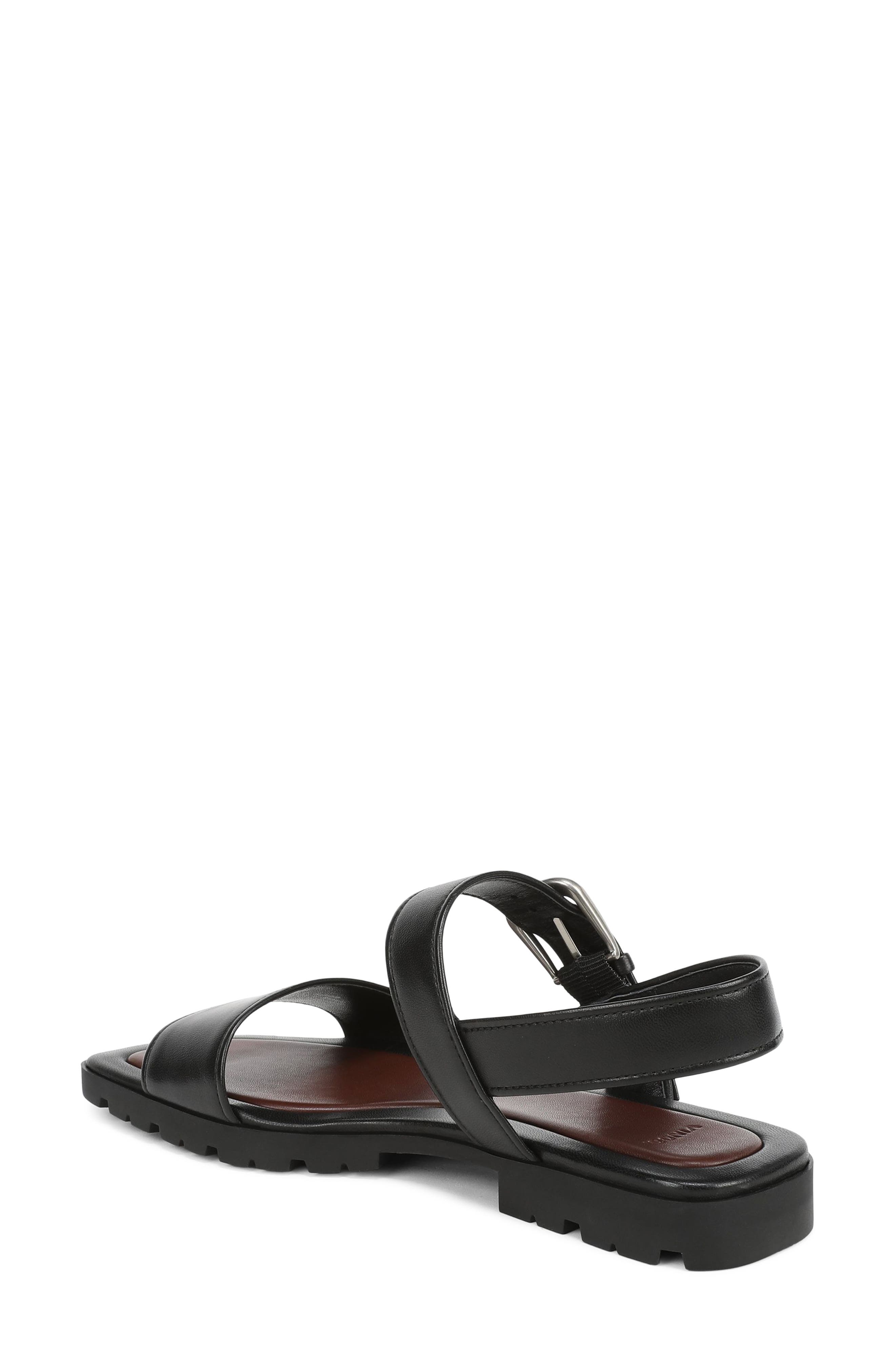 Vince Vega Ankle Strap Sandal, Alternate, color, Black