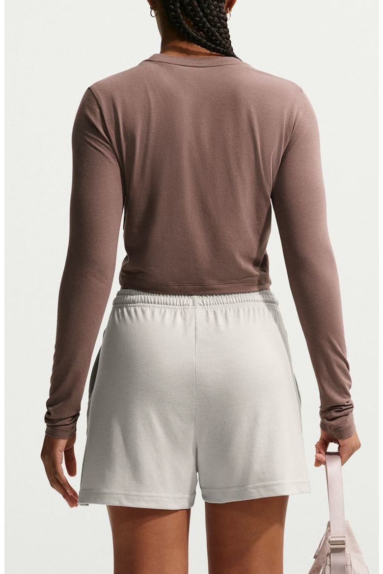 Sportswear Chill Knit Shorts, Alternate, color, OREWOOD BROWN/ SMOKE GREY
