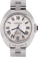Pre-Owned Cartier Cle de Cartier Automatic Watch Stainless Steel 35