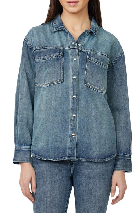 Oversize Denim Shirt (Marine)
