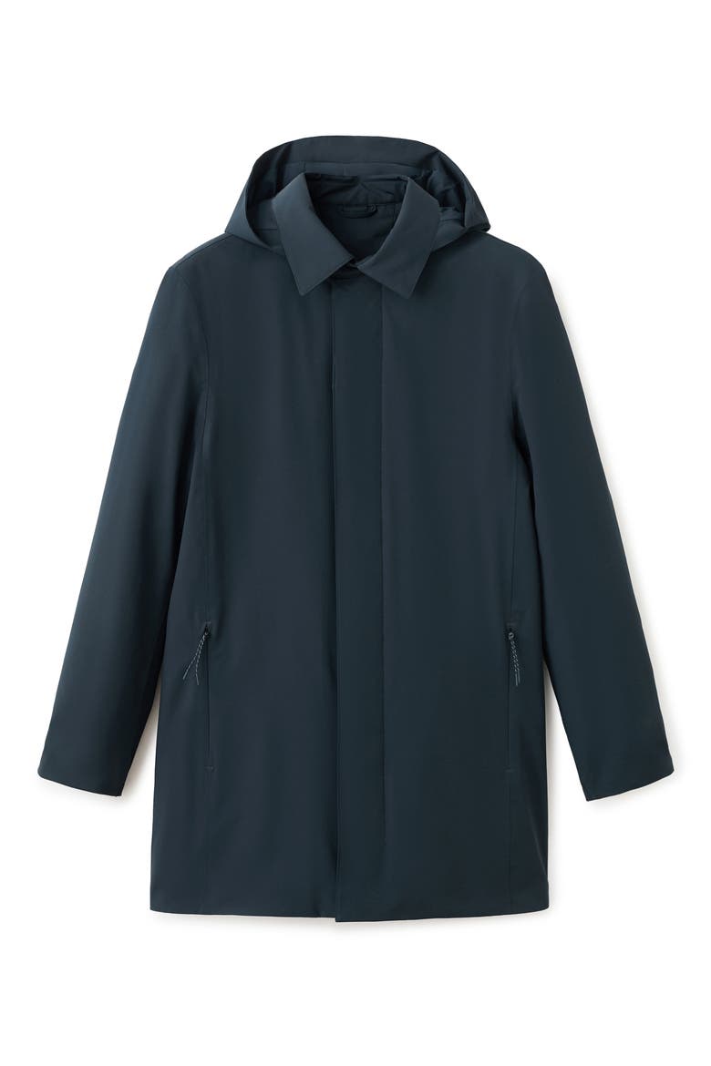 Packable Parka, Alternate, color, NAVY