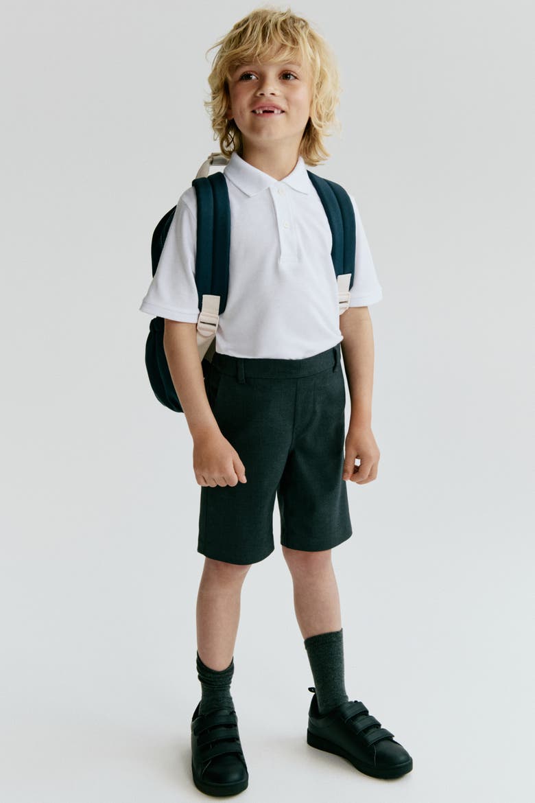 2-pack School Polo Shirts, Alternate, color, White