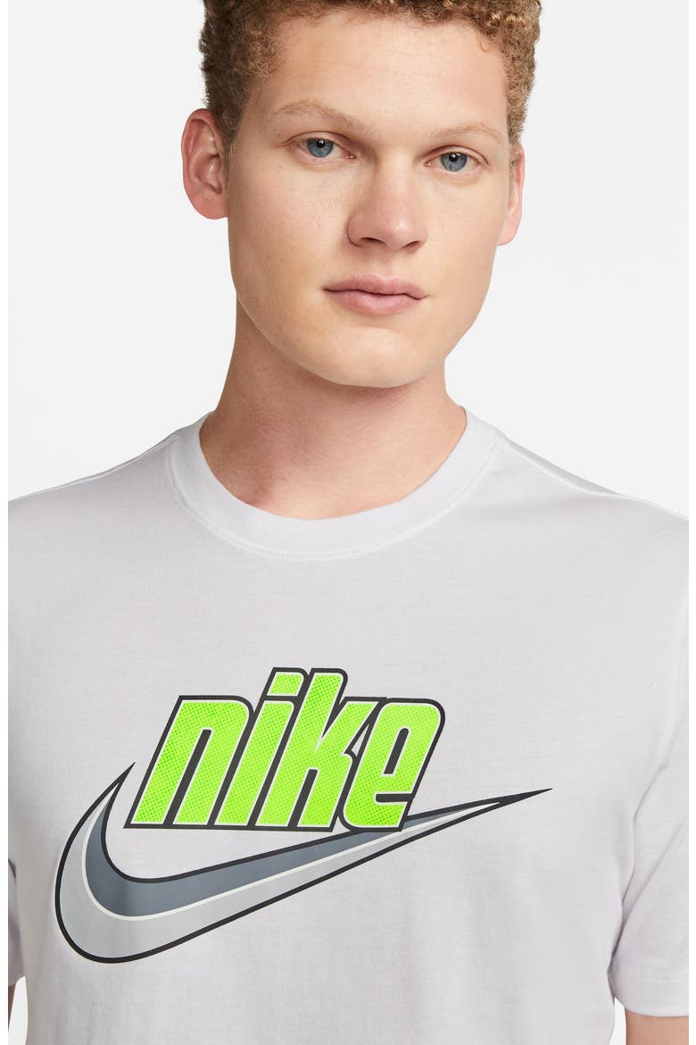 Logo Graphic T-Shirt, Alternate, color, WHITE