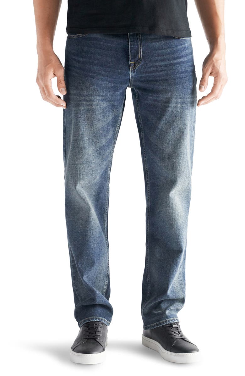 Devil-Dog Dungarees Straight Leg Performance Stretch Jeans, Main, color, 