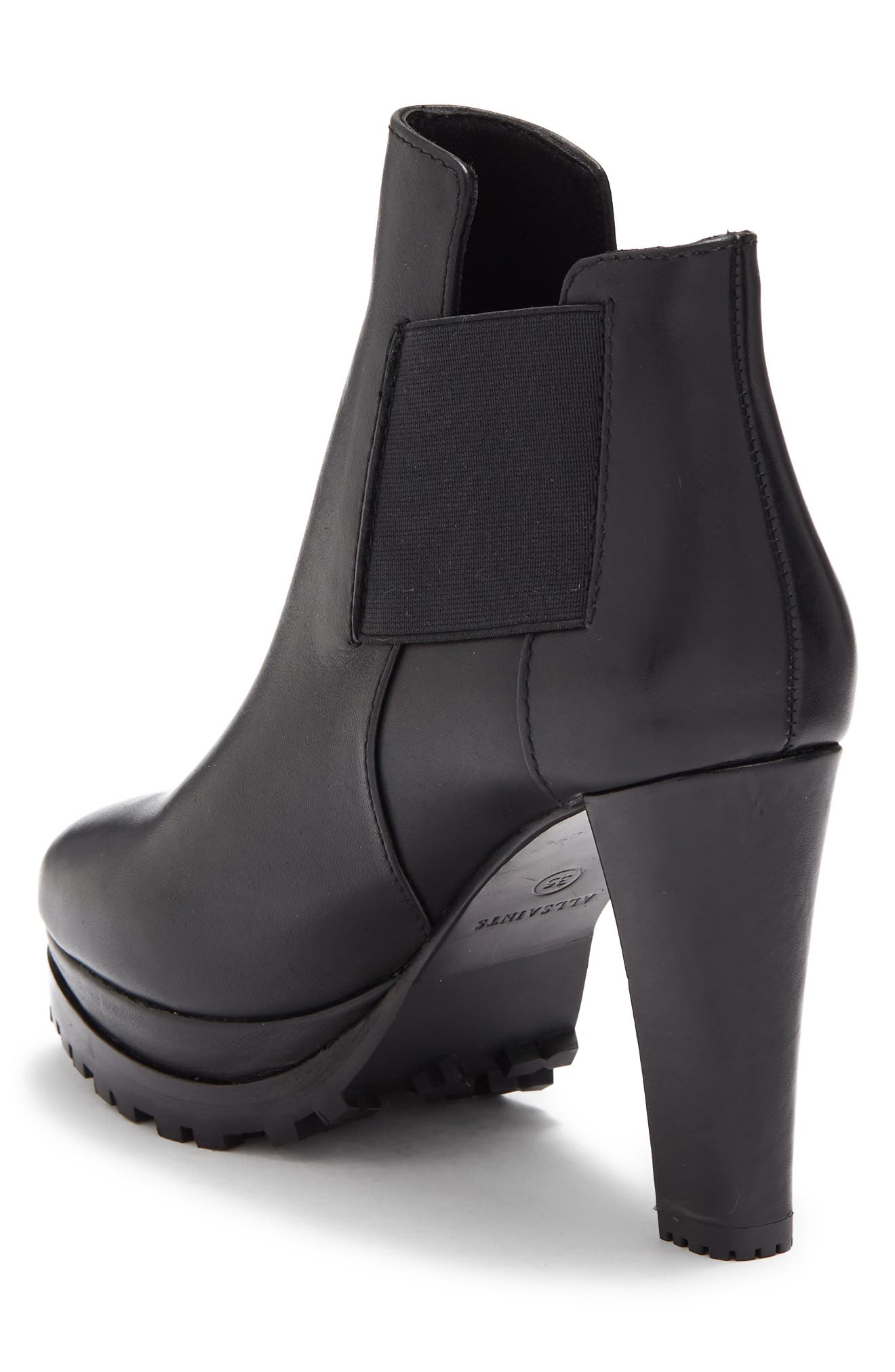 Sarris Bootie, Alternate, color, BLACK LEATHER