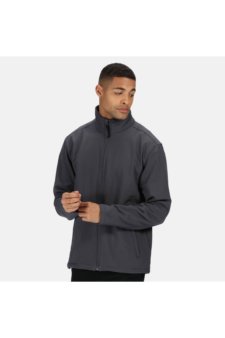 Reid Softshell Wind Resistant Water Repellent Jacket, Alternate, color, Seal Grey