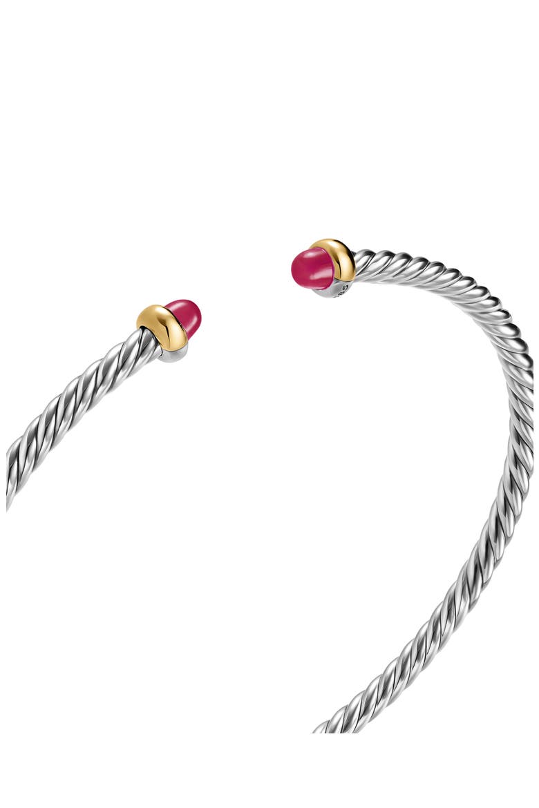Micro Cable Flex Bracelet, Alternate, color, RUBY