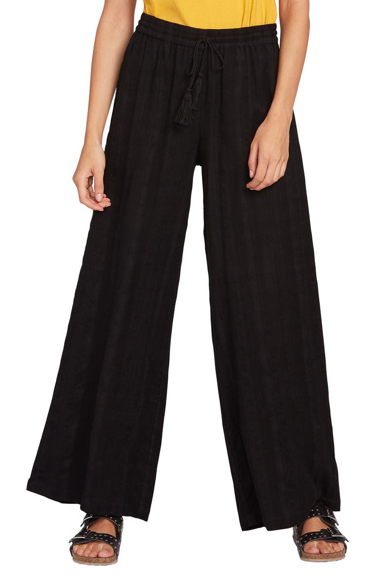 Sun Spent Pants, Main, color, BLACK