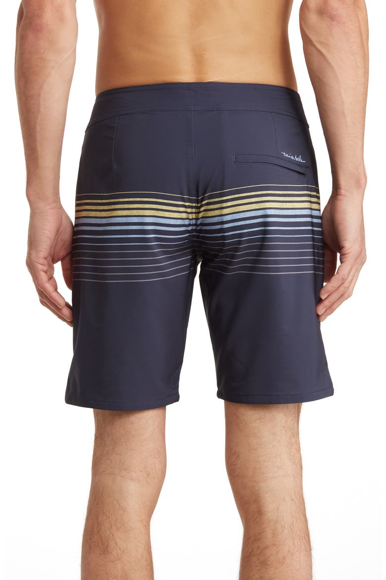 Stripe Board Shorts, Alternate, color, DRESS BLUES