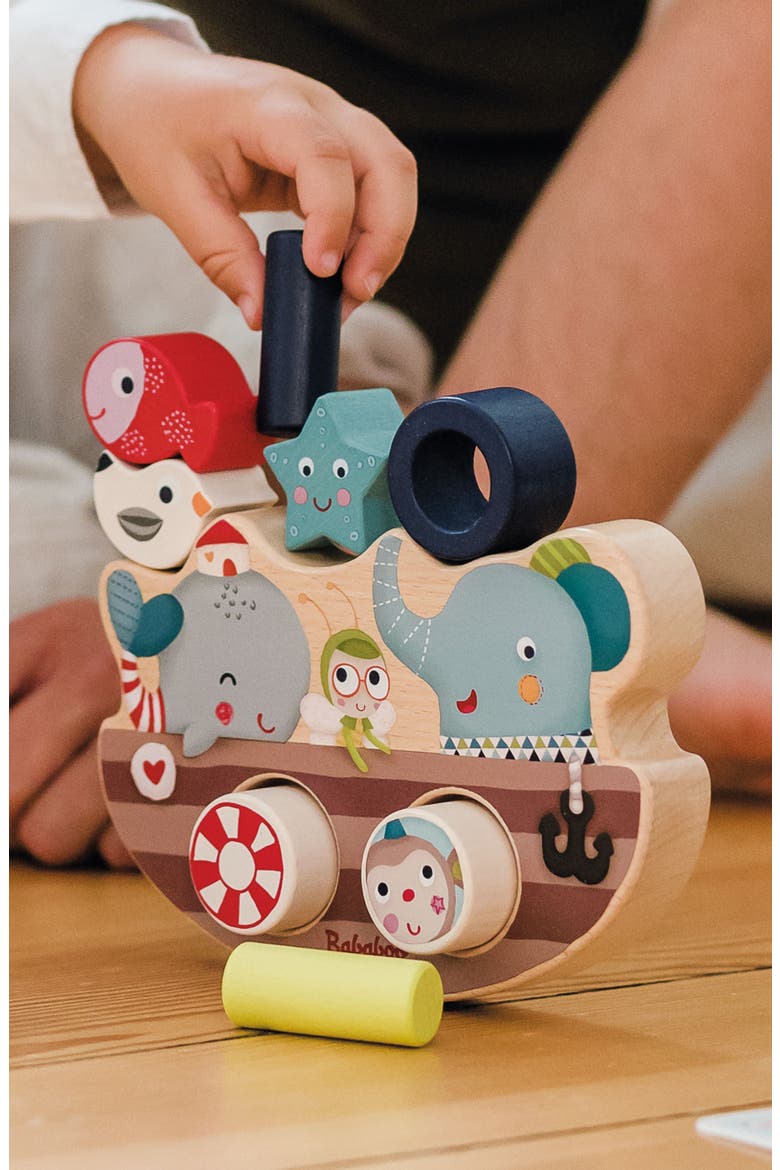 Friends on Board Balancing Game, Alternate, color, Multi / Blue