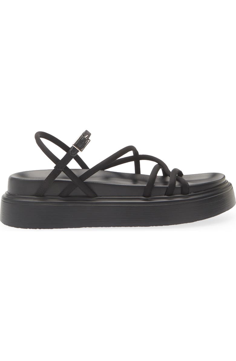 Tony Bianco Jett Strappy Platform Sandal, Alternate, color, Black Scuba