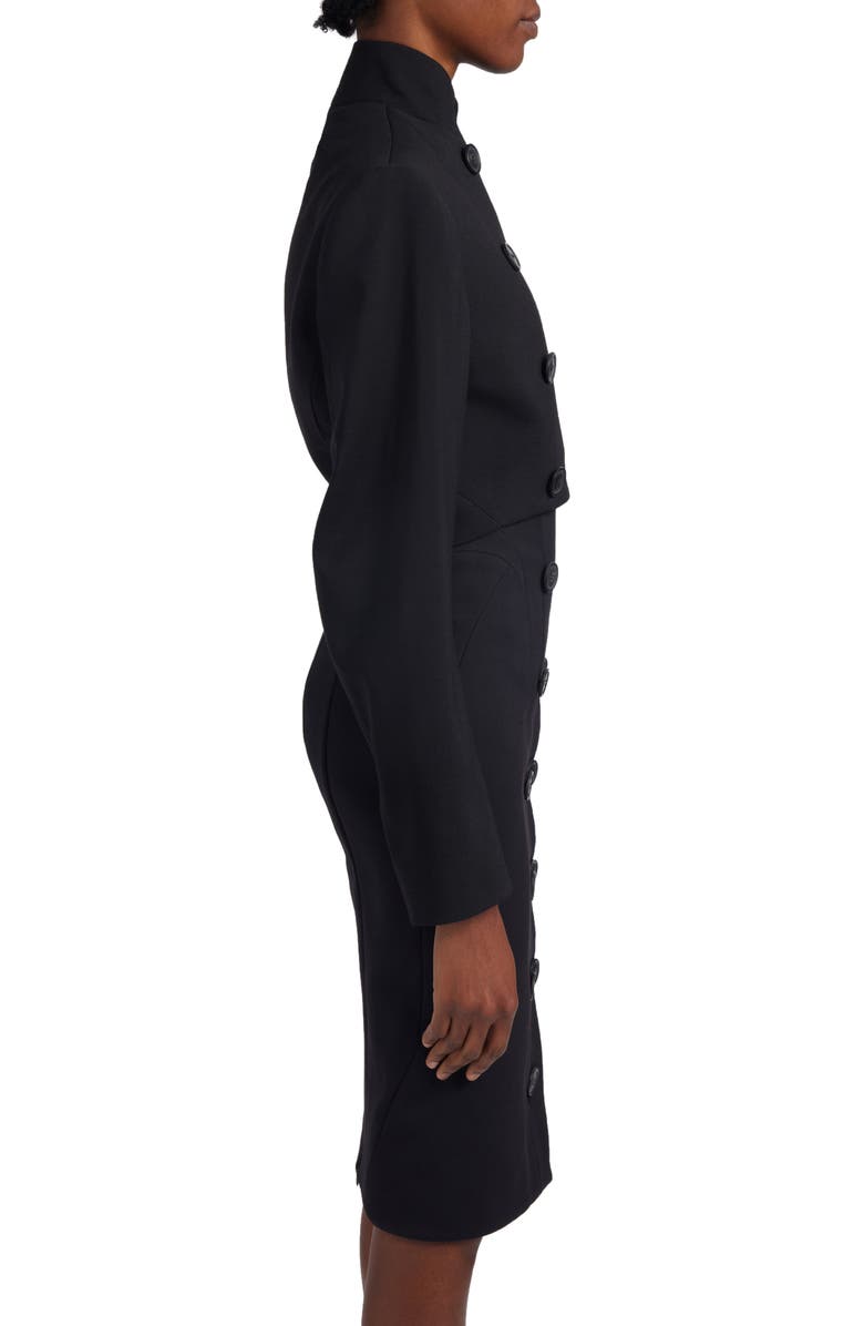 Alaïa Crop Wool Blazer, Alternate, color, 