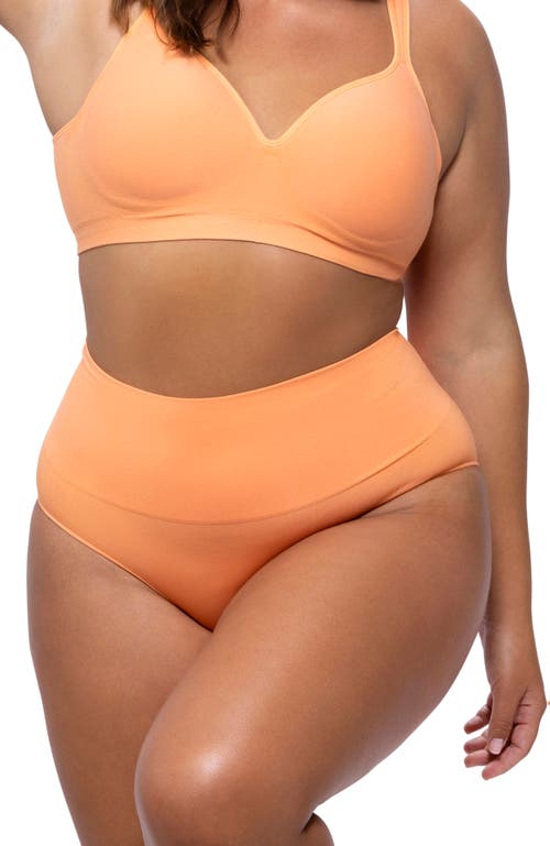 Underoutfit Smoothing At Waist Brief In Orange