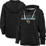 '47 Women's '47 Black Jacksonville Jaguars Color Rise Kennedy Pullover Hoodie