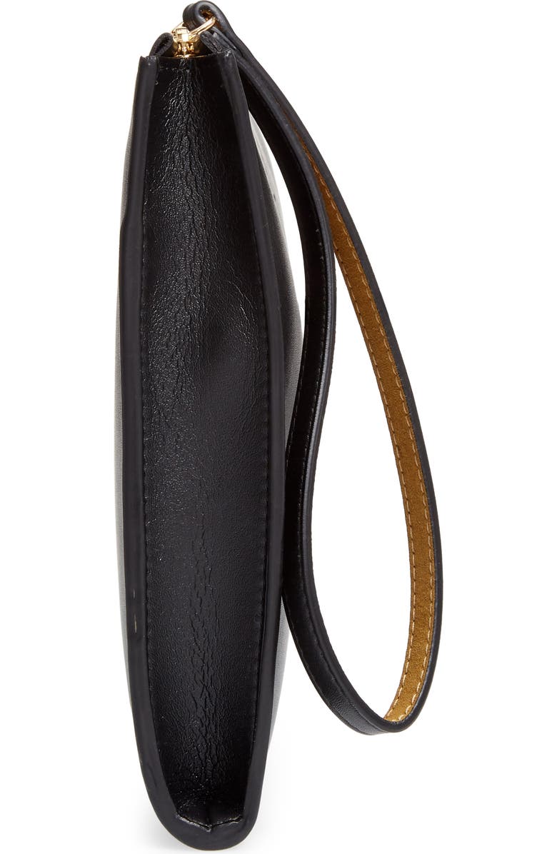 Stella McCartney Pochette Faux Leather Zip Pouch, Alternate, color,