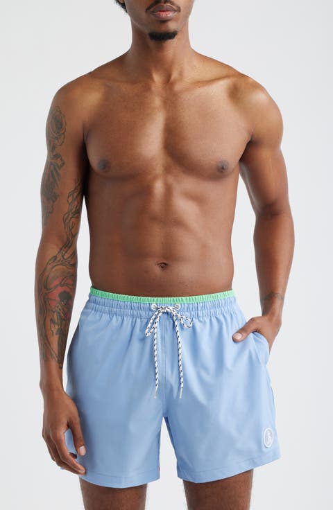 Alpine Skies 5.5-Inch Swim Trunks