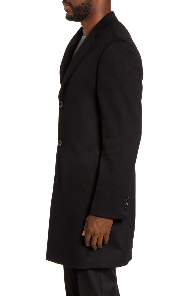 Nordstrom Signature Darien Trim Fit Wool & Cashmere Overcoat, Alternate, color,