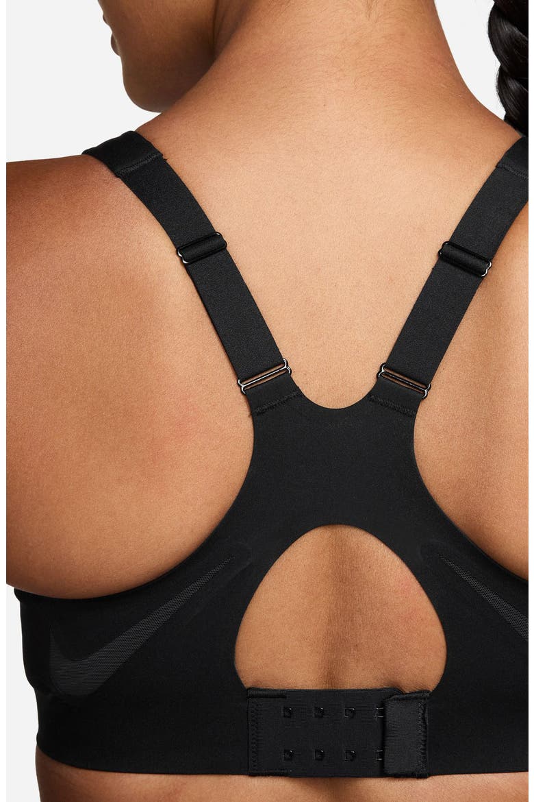Rival Dri-FIT Sports Bra, Alternate, color, BLACK