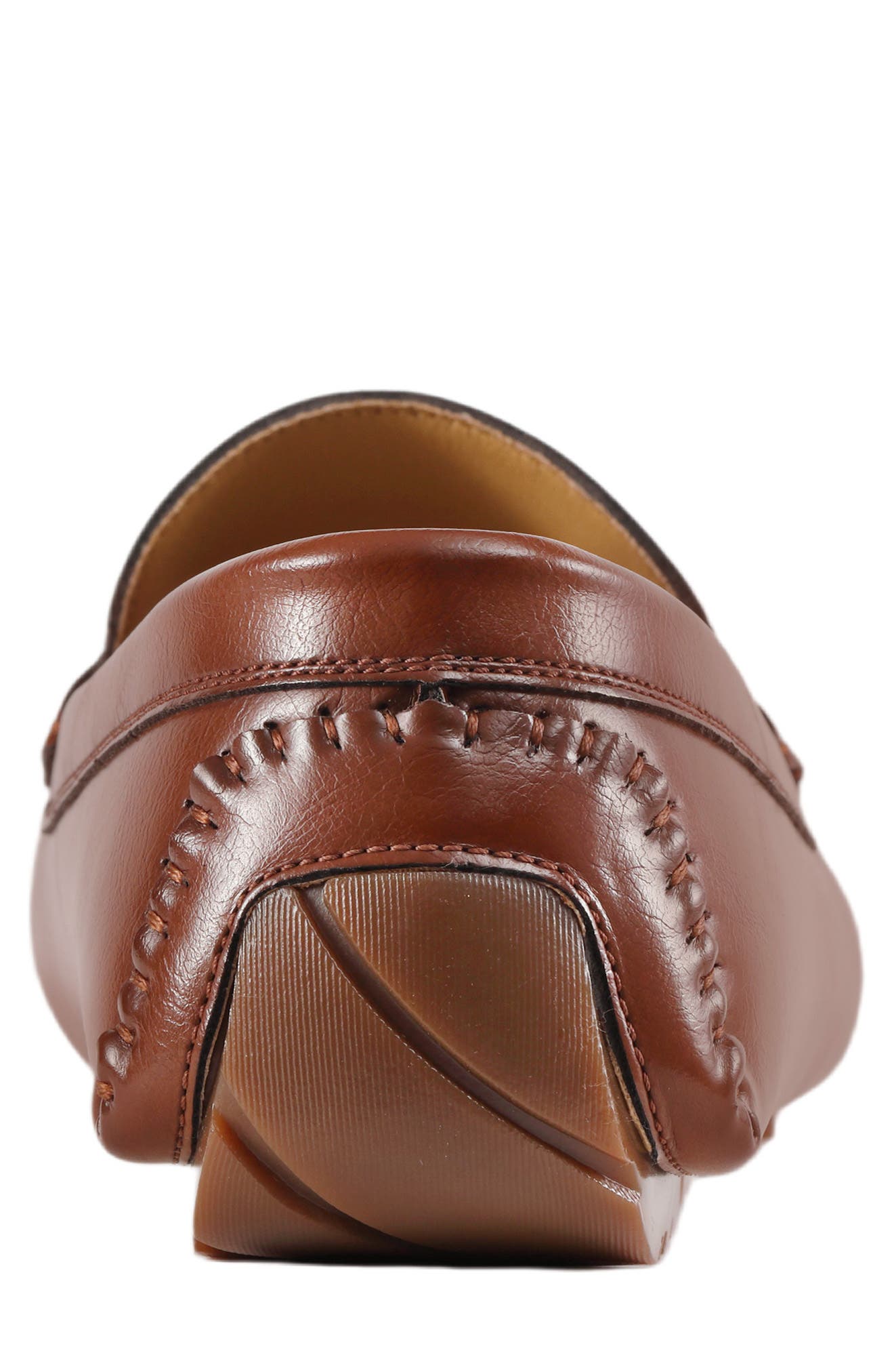 Adlan Faux Leather Driver, Alternate, color, MEDIUM BROWN