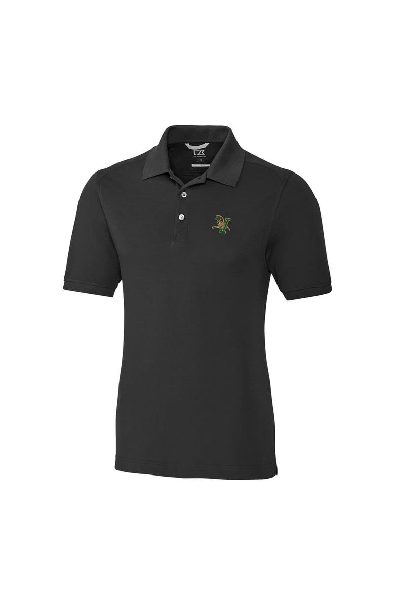 Cutter & Buck Men's Cutter & Buck Black Vermont Catamonts Collegiate Big & Tall Advantage DryTec Polo, Alternate, color, Black