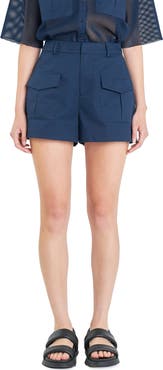 Endless Rose Flap Pocket High Waist Shorts