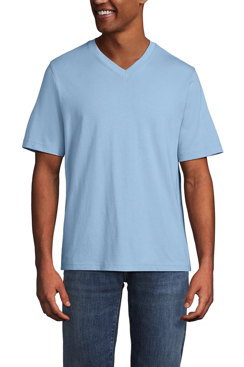 Super-t Short Sleeve V-neck T-shirt, Alternate, color, Oasis Blue