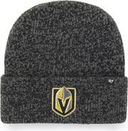 '47 Men's '47 Black Vegas Golden Knights Brain Freeze Cuffed Knit Hat