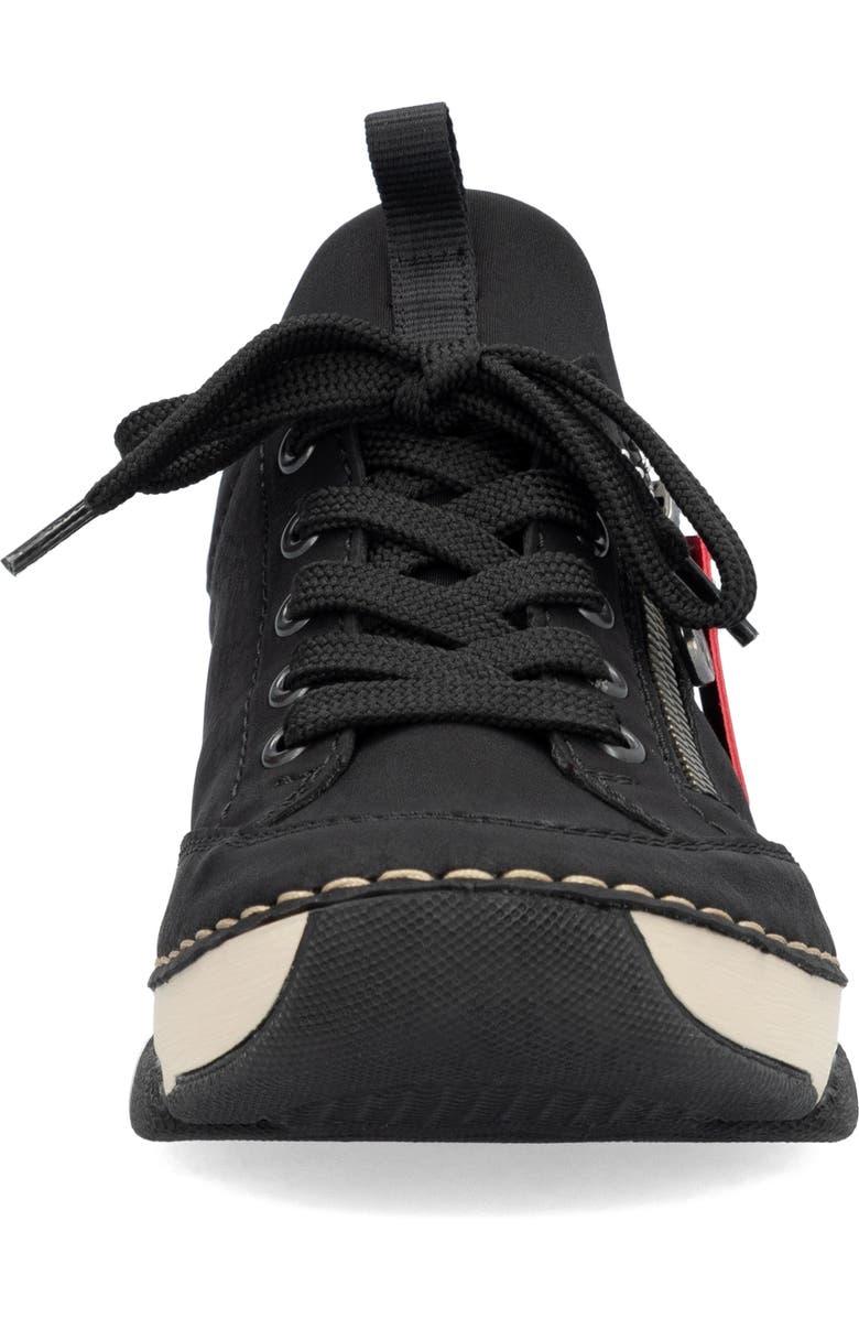 Rieker Angela Sneaker, Alternate, color, Black/ Black