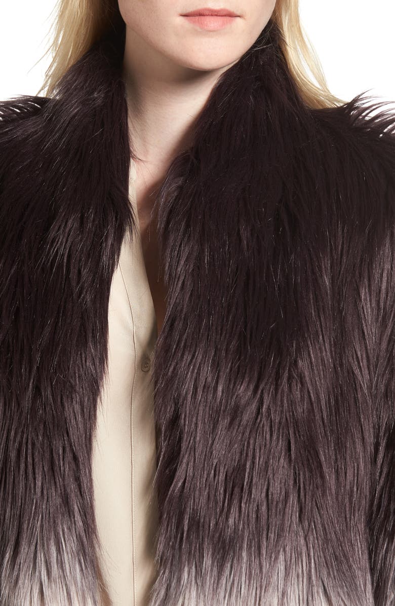 Chelsea28 Faux Fur Jacket, Alternate, color, 